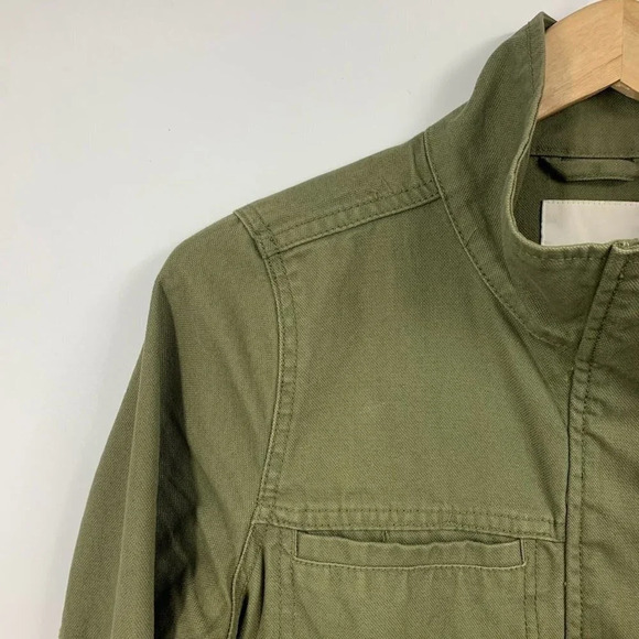 Madewell Women's Dispatch Utility Canvas Cotton Military Jacket Size XS - Picture 4 of 13